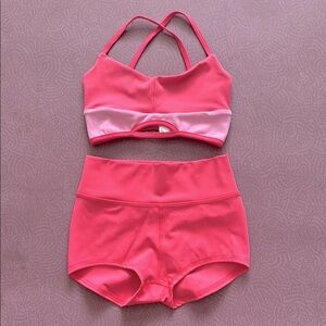 Five the Label, Girls Sports Bra and 2” Shorts, YXL